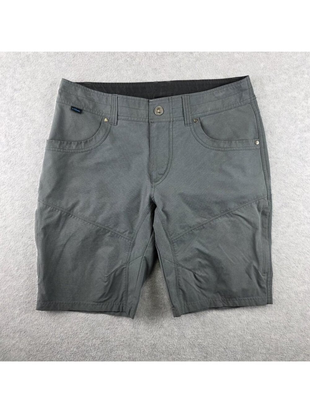 Kuhl Shorts Mens 32 Gray Stretch Hiking Outdoor 5 Pocket Lightweight Performance